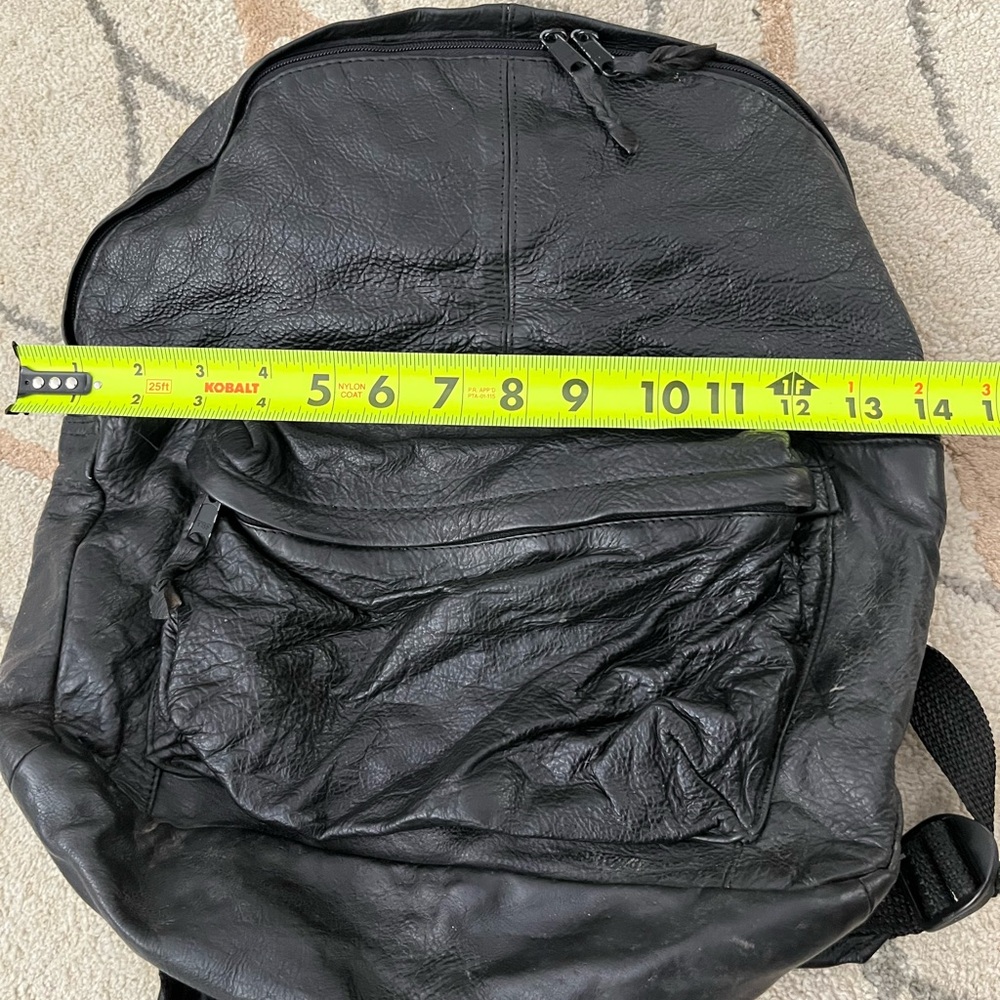 Black Wilsons Leather Backpack - image 4